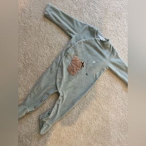 Mayoral velour baby jumpsuit